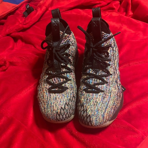 Nike Lebron James XV 15 Four Horseman Shoes Fruity Pebbles 922811-901 Size 6.5y - Picture 1 of 8